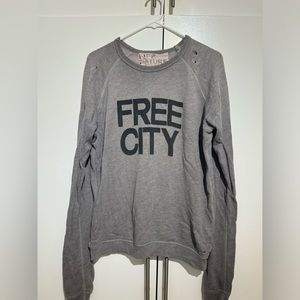 Free city gray sweatshirt